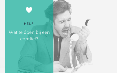 Help! Wat te doen bij een conflict?